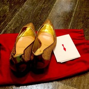 Christian Louboutin Follies Resille 45 Fishnet